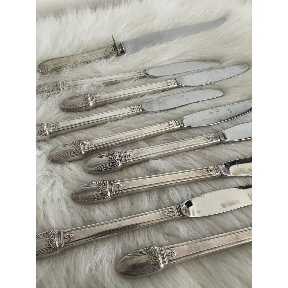 Vintage 1847 Rogers Bros First Love,1937, Service for 8, 52 Piece Set